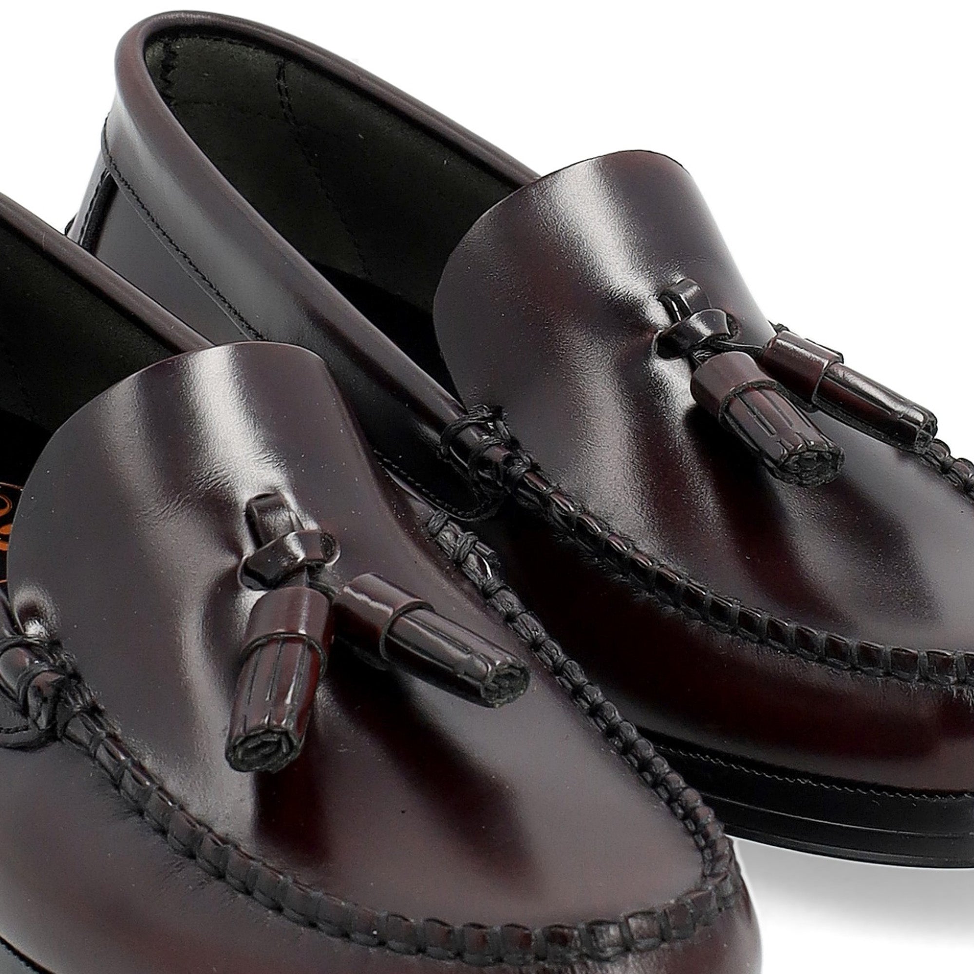 Modelo Híspalis Borlas Burdeos · Castellano Mujer · Piso cosido Antideslizante