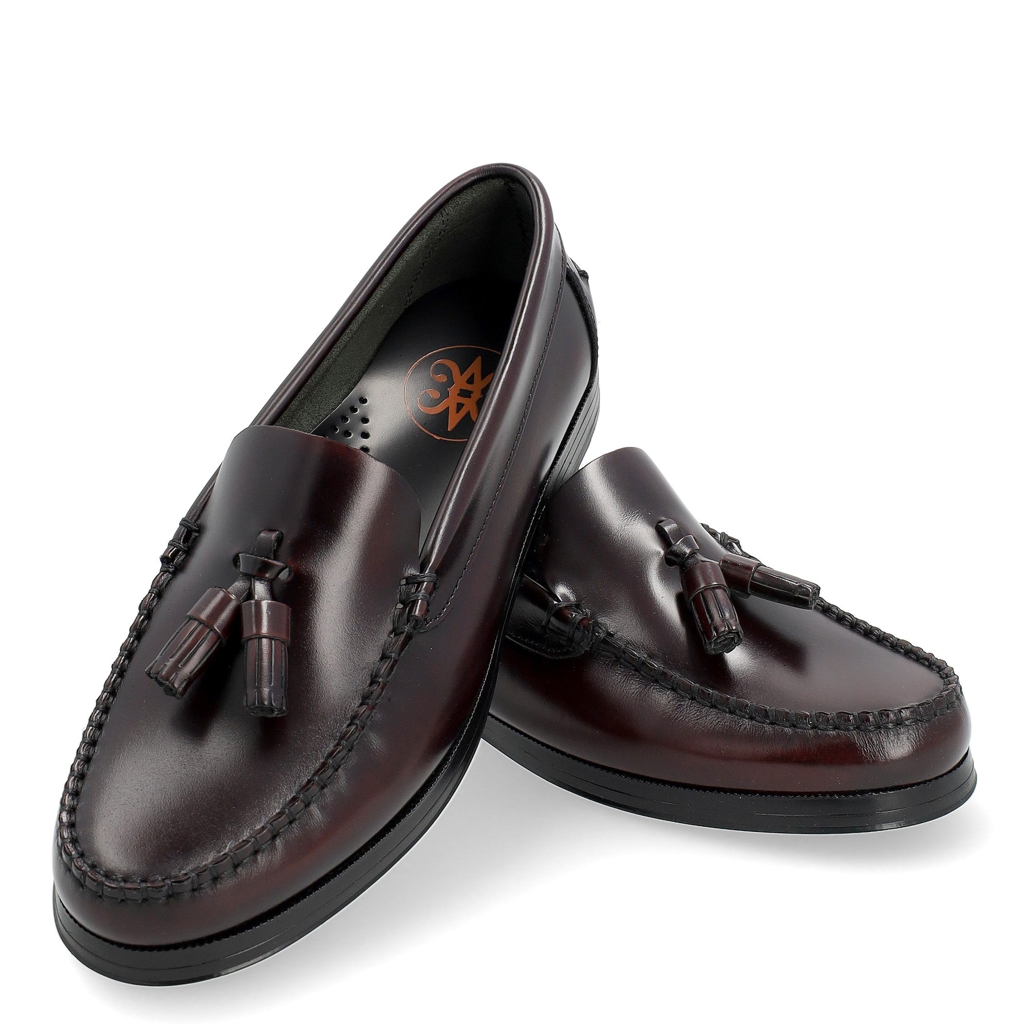 Modelo Híspalis Borlas Burdeos · Castellano Mujer · Piso cosido Antideslizante