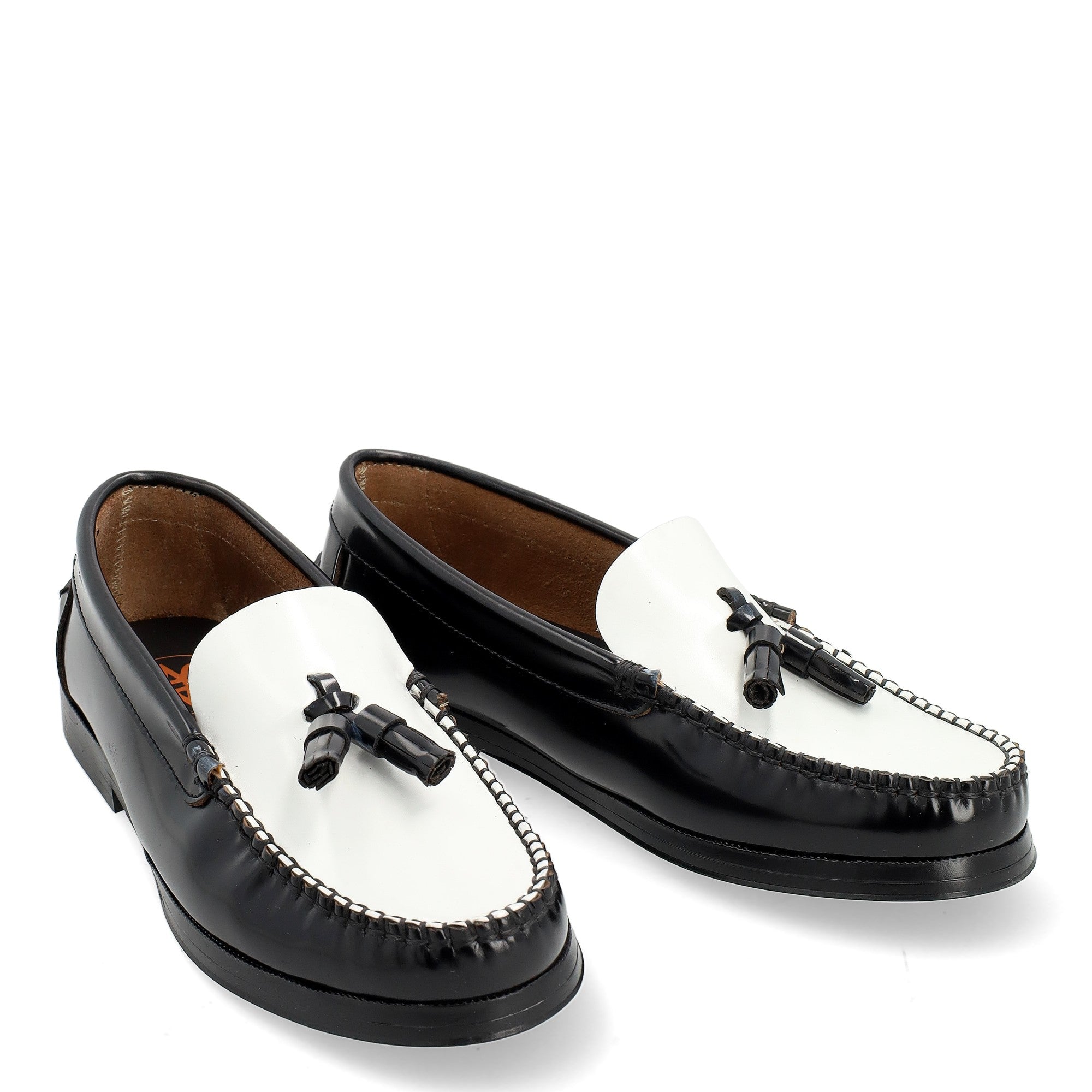 Híspalis Camaleón Negro/Blanco · Castellano de Mujer · Borlas · Piso TR Antideslizante