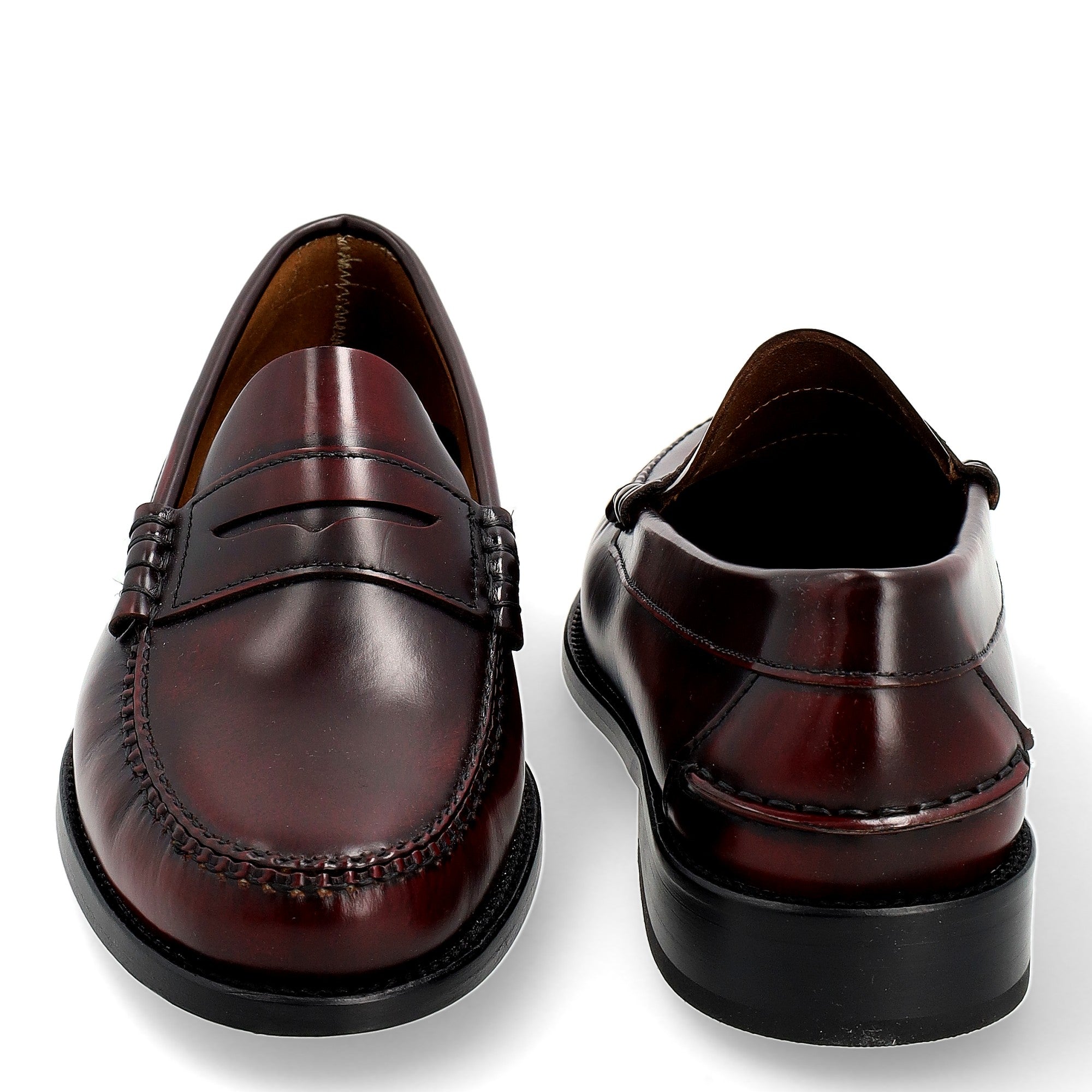 Zapato Castellano hombre Lucentum · Piel burdeos · Producción Limitada