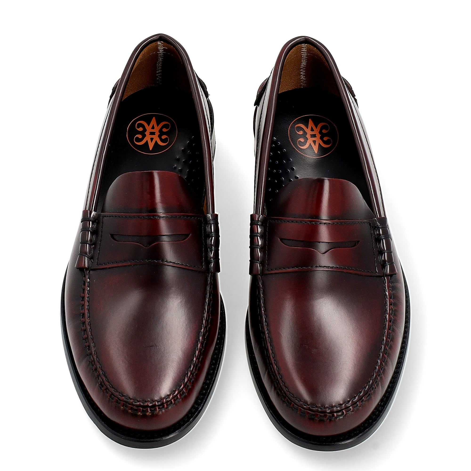 Zapato Castellano hombre Lucentum · Piel burdeos · Producción Limitada