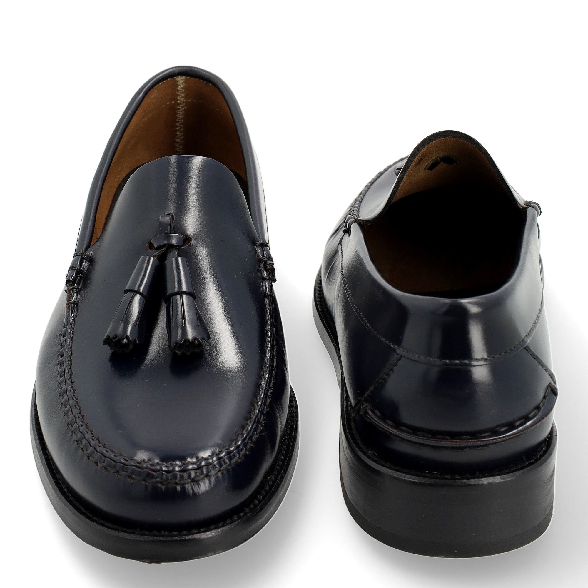 Helmantic Marino · Zapato Castellano hombre con Borlas · Elaboración Limitada