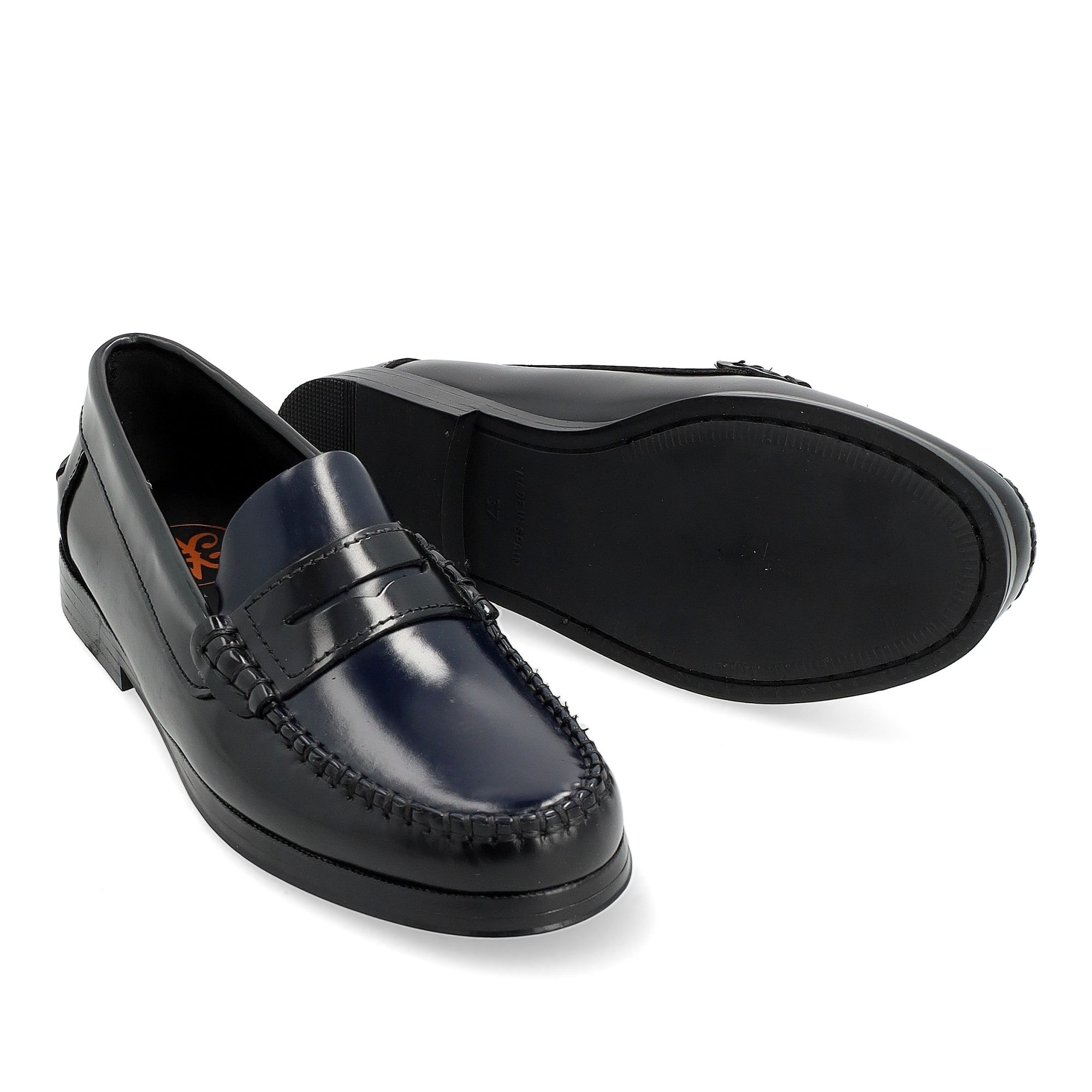 Nabrissa Camaleón Negro/Marino · Castellano de Mujer con Antifaz · Piso Antideslizante