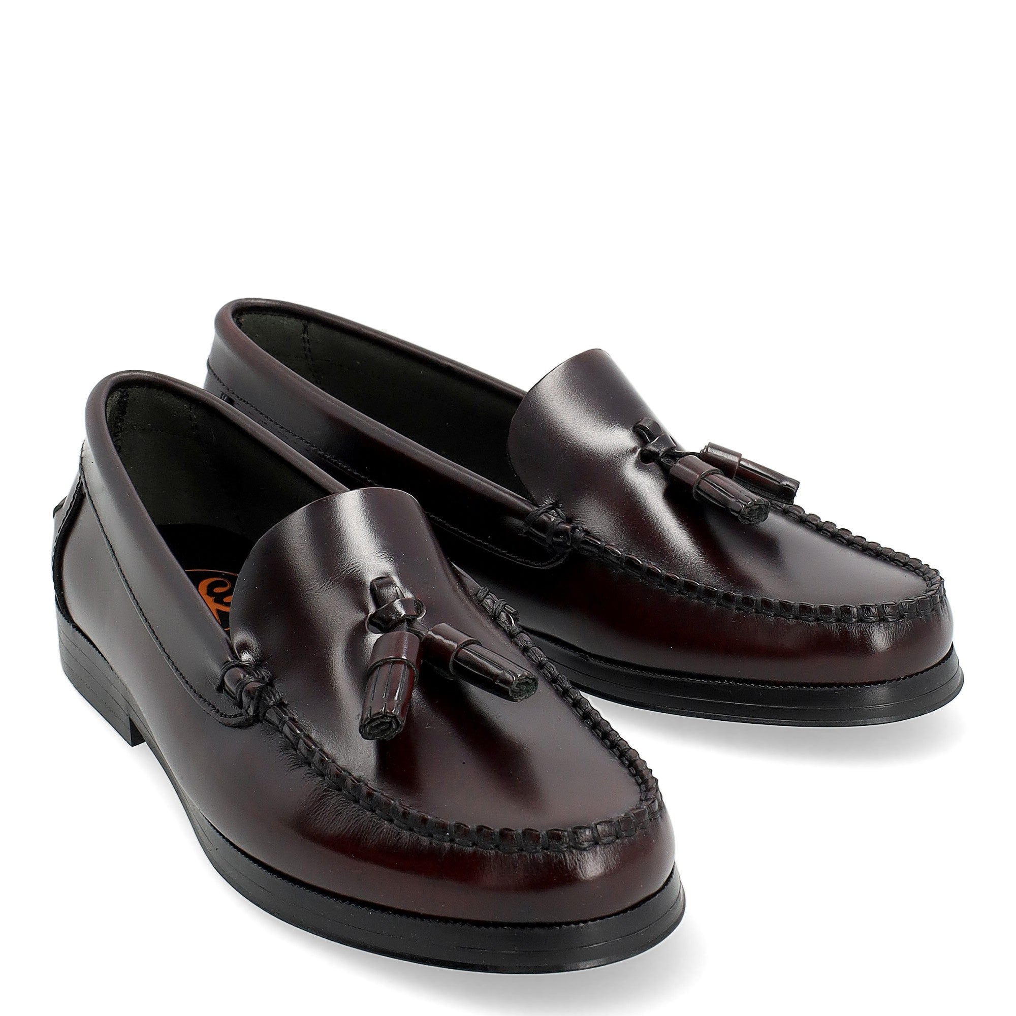 Modelo Híspalis Borlas Burdeos · Castellano Mujer · Piso cosido Antideslizante