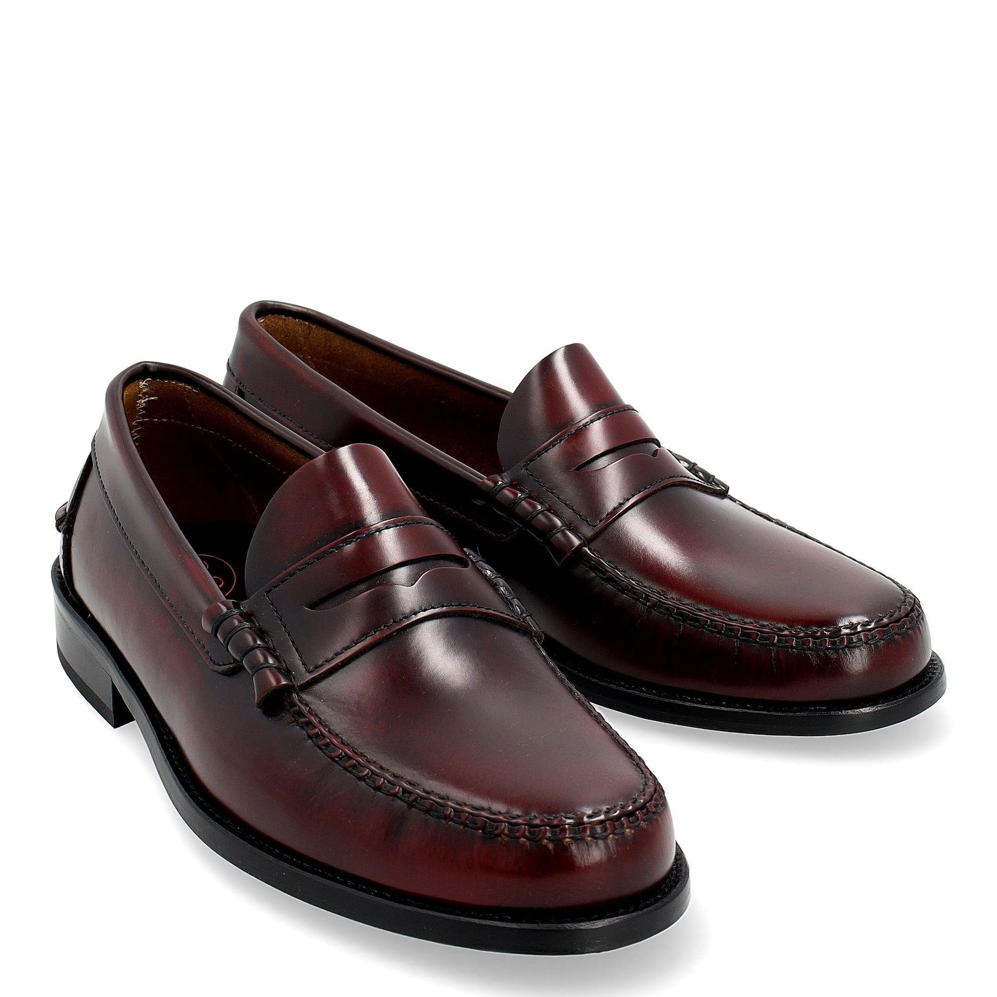 Zapato Castellano hombre Lucentum · Piel burdeos · Producción Limitada