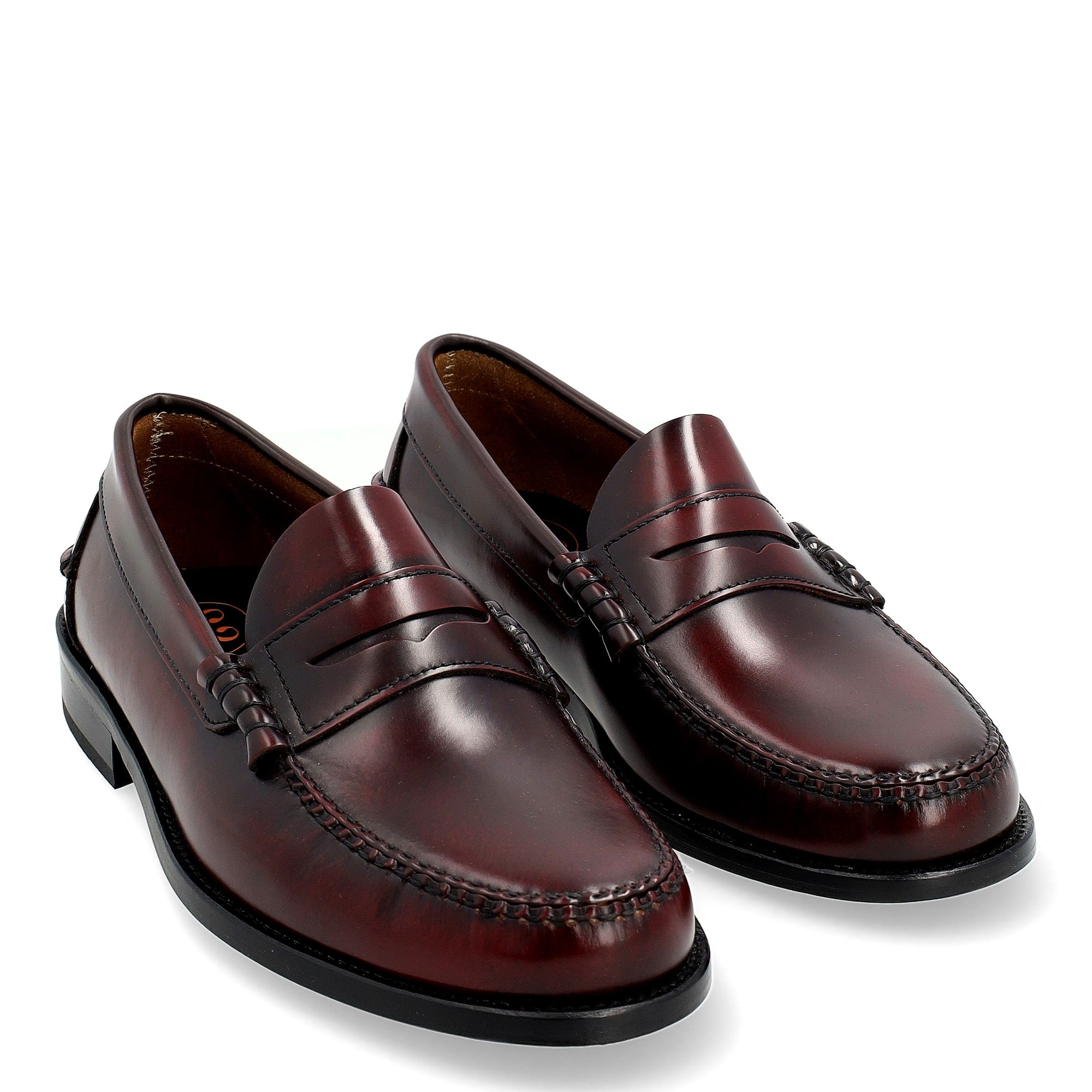 Zapato Castellano hombre Lucentum · Piel burdeos · Producción Limitada