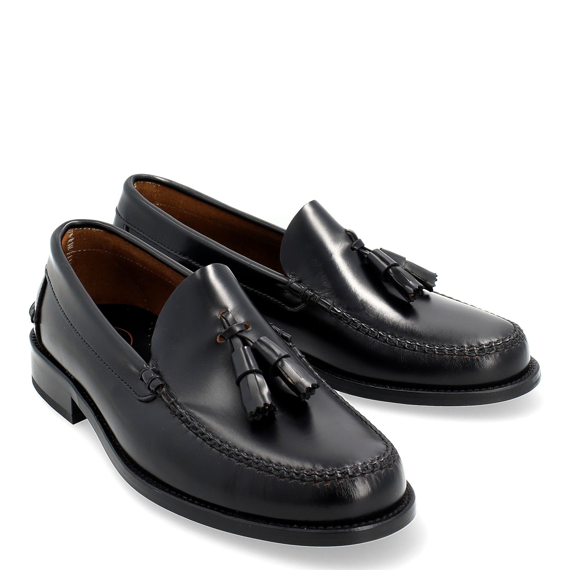 Helmantic Negro · Zapato Castellano hombre con Borlas · Elaboración Limitada