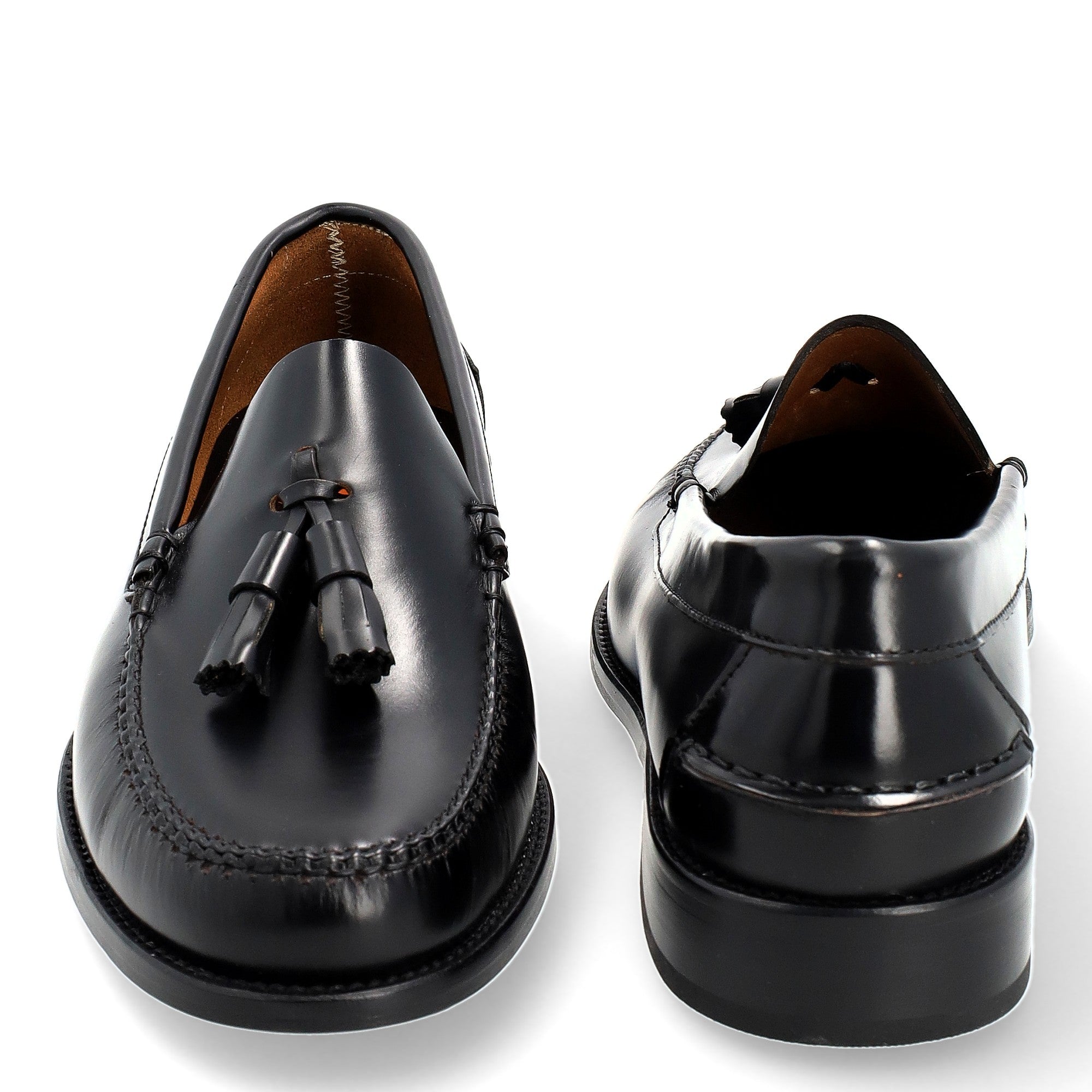 Helmantic Negro · Zapato Castellano hombre con Borlas · Elaboración Limitada