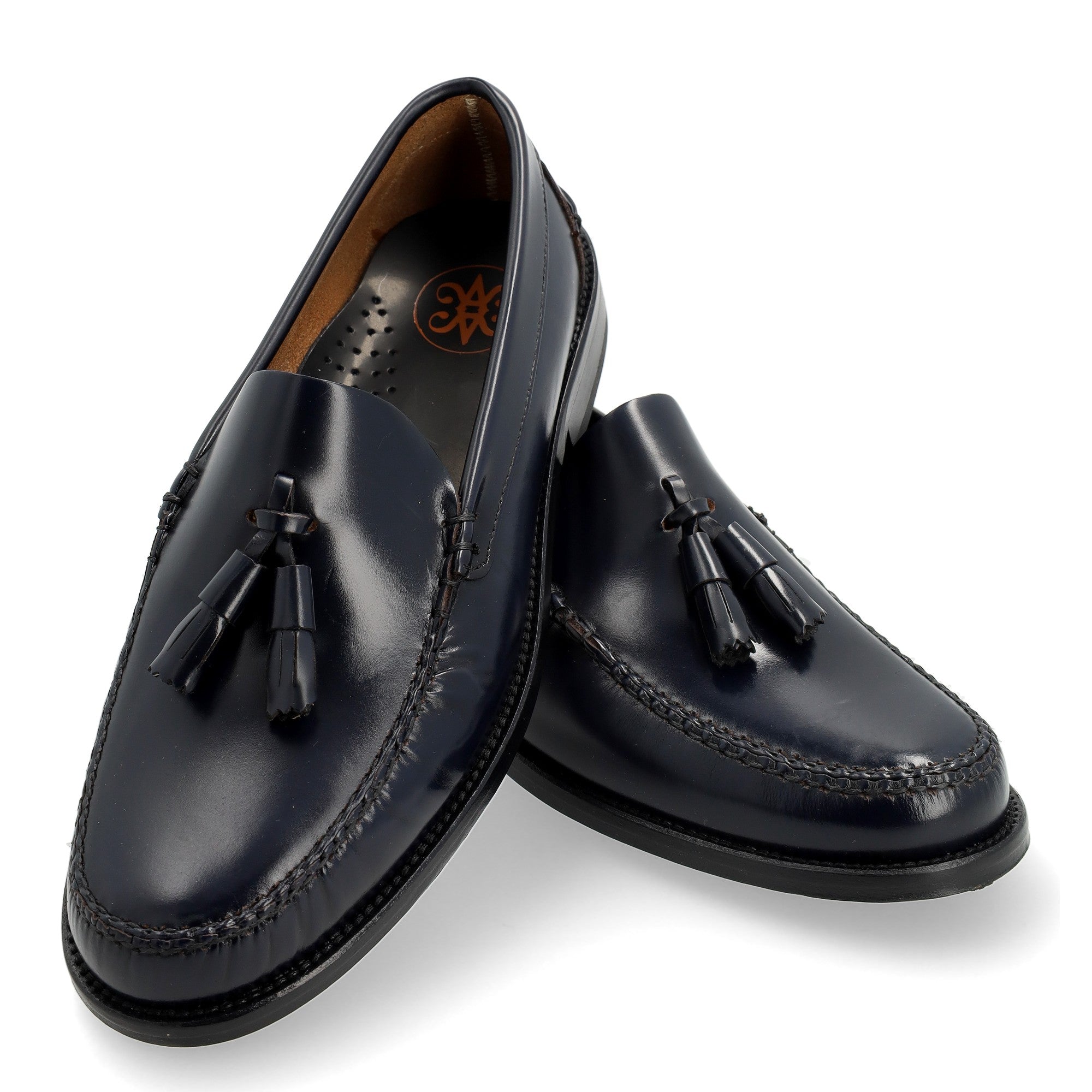 Helmantic Marino · Zapato Castellano hombre con Borlas · Elaboración Limitada