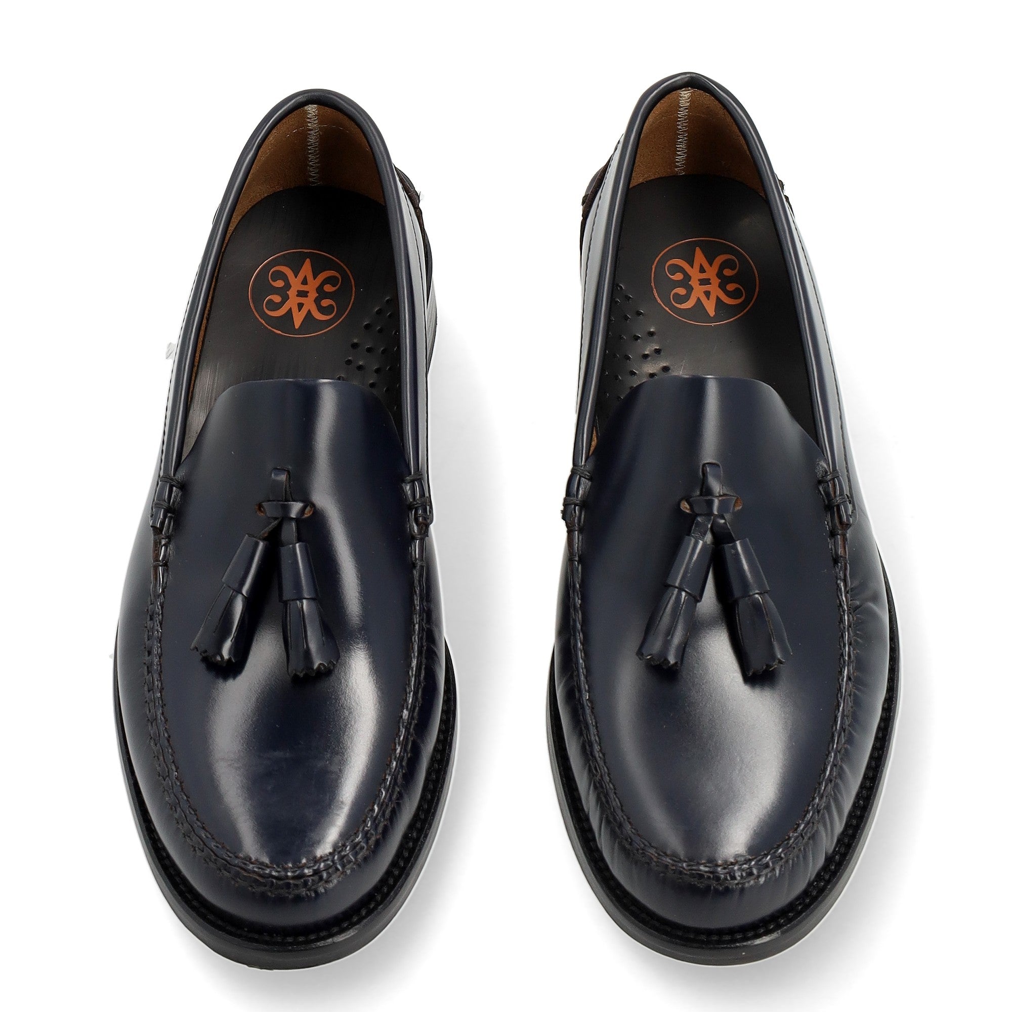 Helmantic Marino · Zapato Castellano hombre con Borlas · Elaboración Limitada